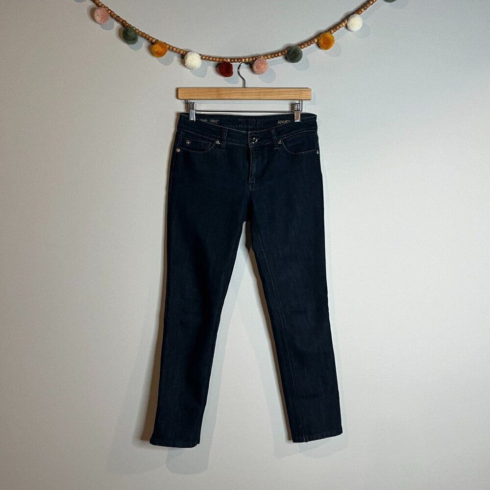 DL 1961 Angel Mid-Rise Skinny Ankle jeans in Eclipse